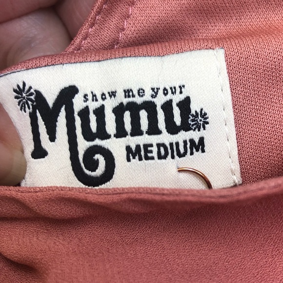 Show Me Your Mumu Medium Kendall Maxi Dress Rustic Mauve RM24 Bridesmaid - Picture 6 of 8